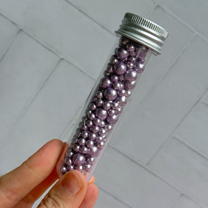 Metallic Pearly Pearl Tube - Light Purple