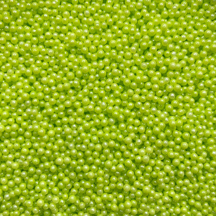 Shimmer Lime Green Non Pareils