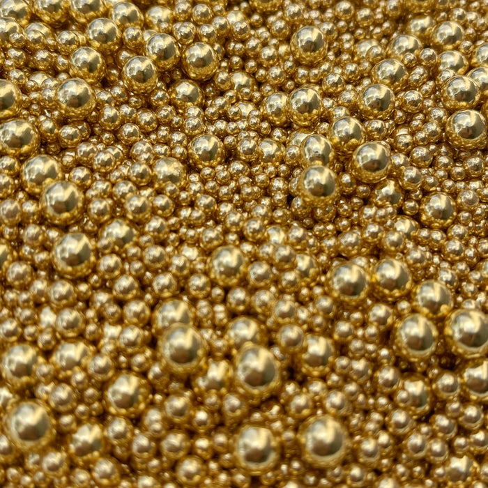 High Shine Gold Pearly Pearls