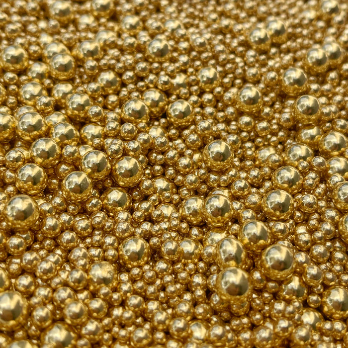 High Shine Gold Pearly Pearls