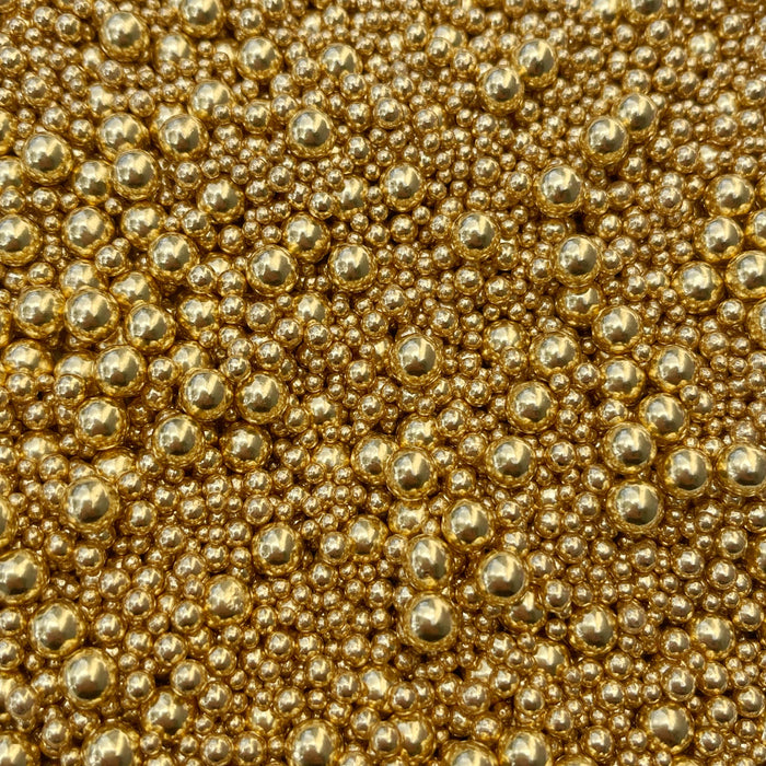 High Shine Gold Pearly Pearls