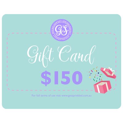 Get Sprinkled $150 Gift Voucher