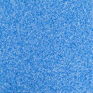 Close up of Get Sprinkled natural blue non pareil sprinkles