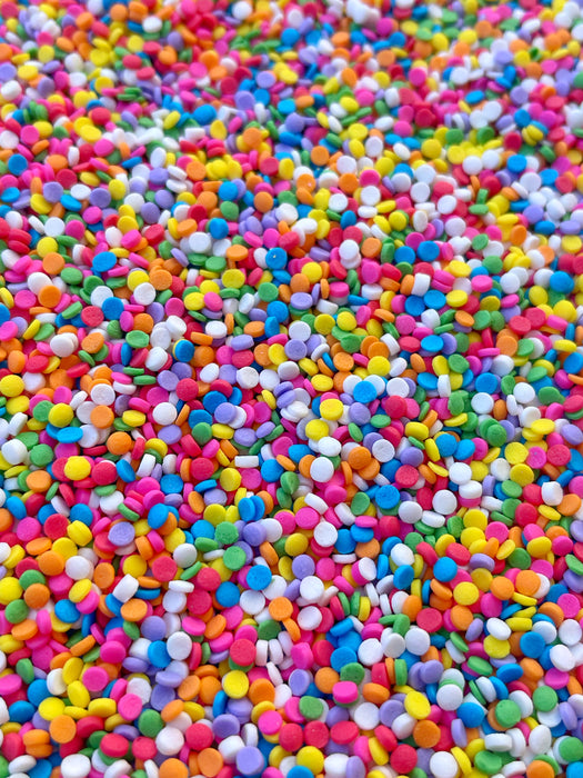 Rainbow Confetti Dots