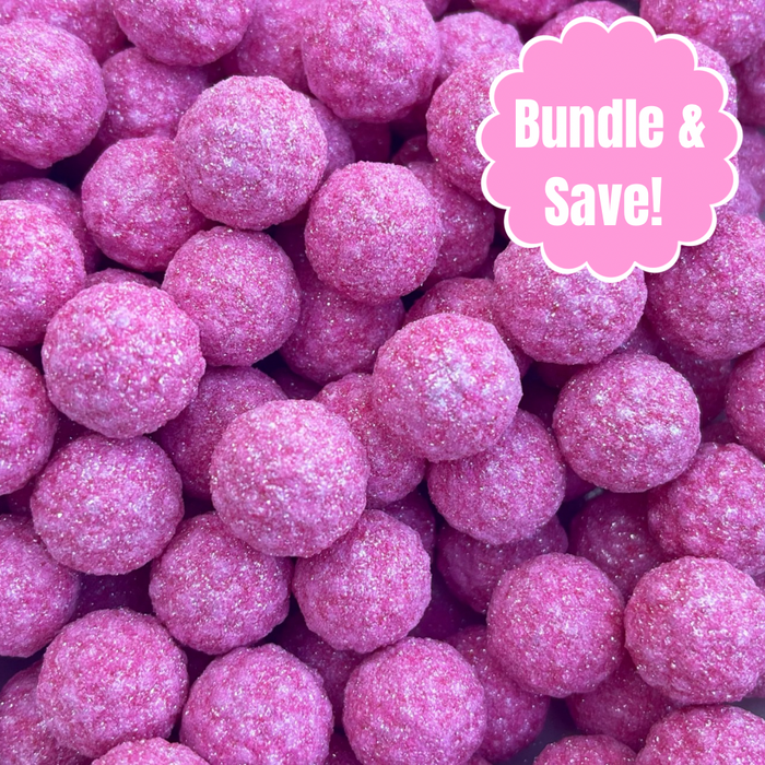 Blush Pink Glitter Pearls