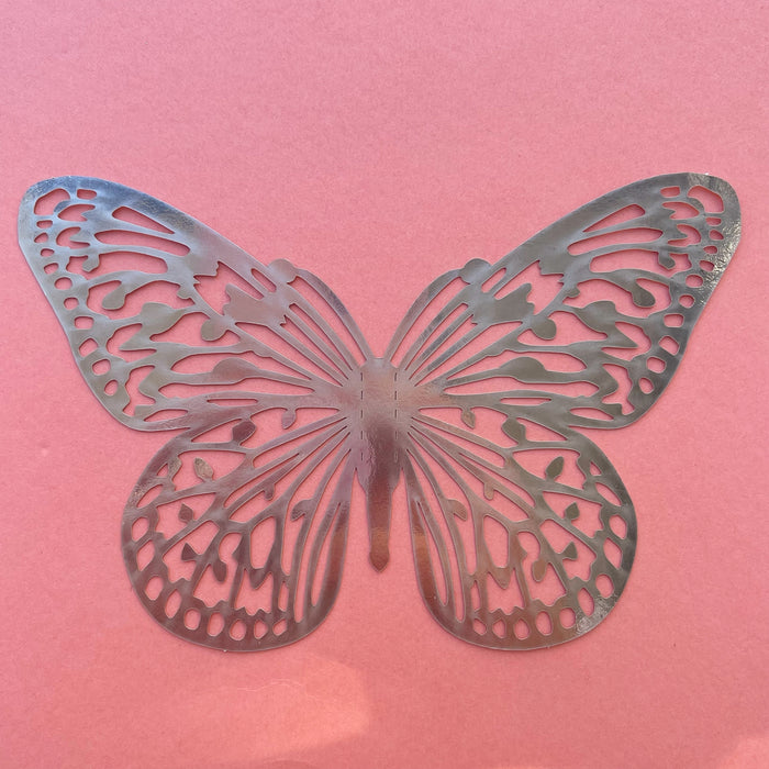 Silver Butterflies (Curved)