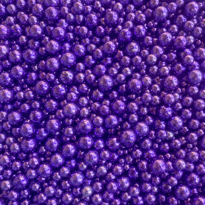 Hot Purple Metallic Pearly Pearls