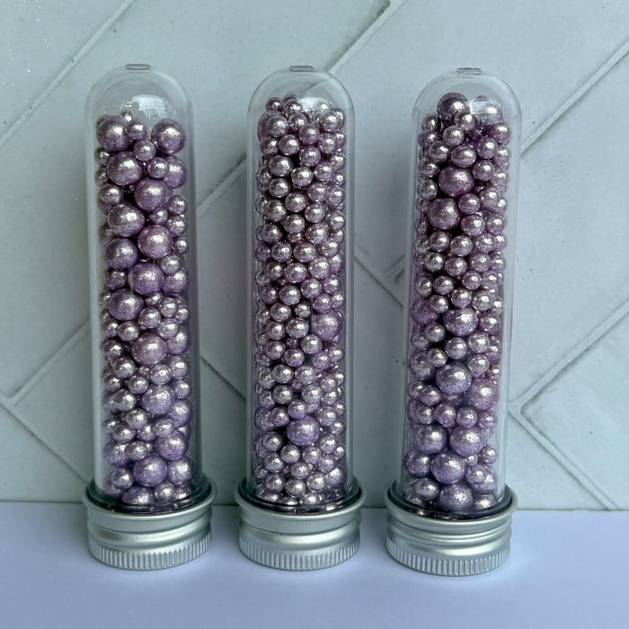Metallic Pearly Pearl Tube - Light Purple