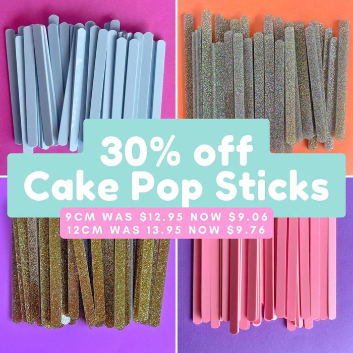 PINK Cake Pop Sticks