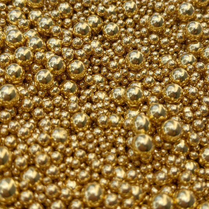 High Shine Gold Pearly Pearls