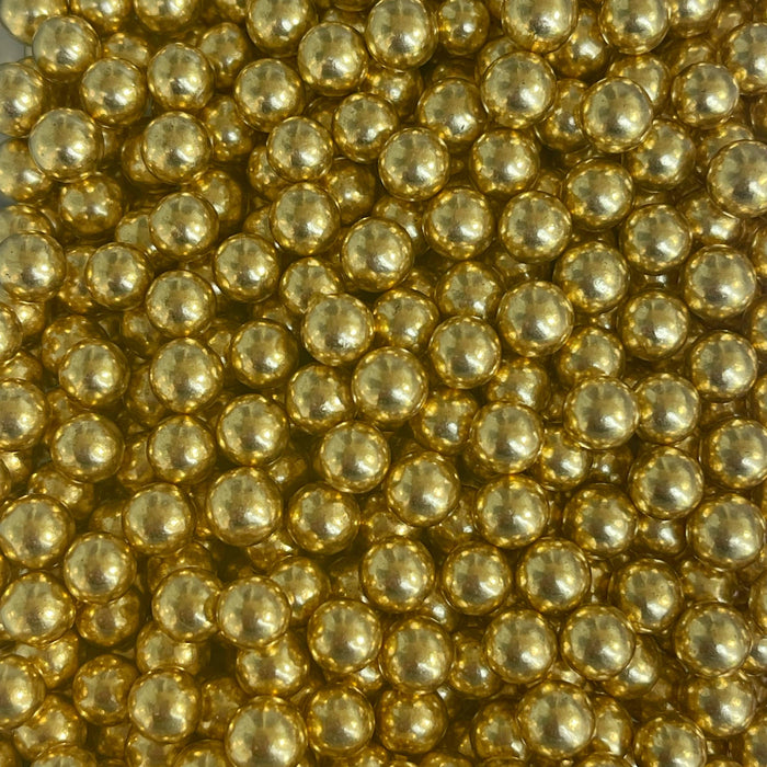 7mm High Shine Gold Cachous