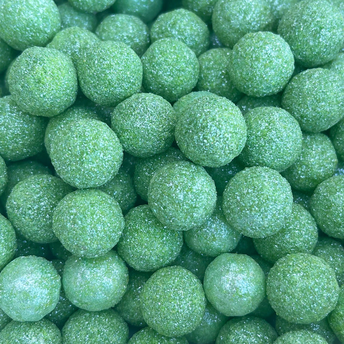 Lime Green Glitter Pearls