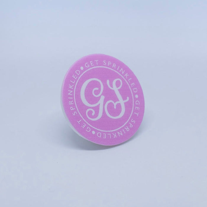 Pink GS Logo Pop Socket
